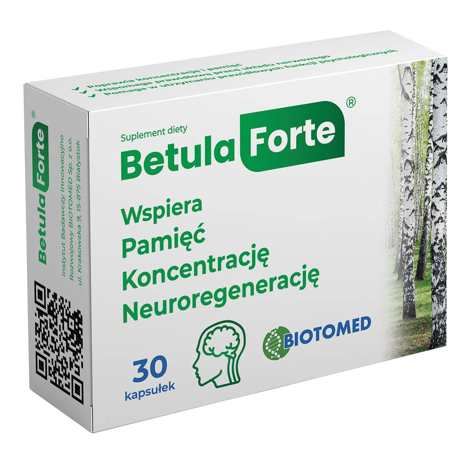 Betula Forte зміцнення нервової системи - 30 капсул