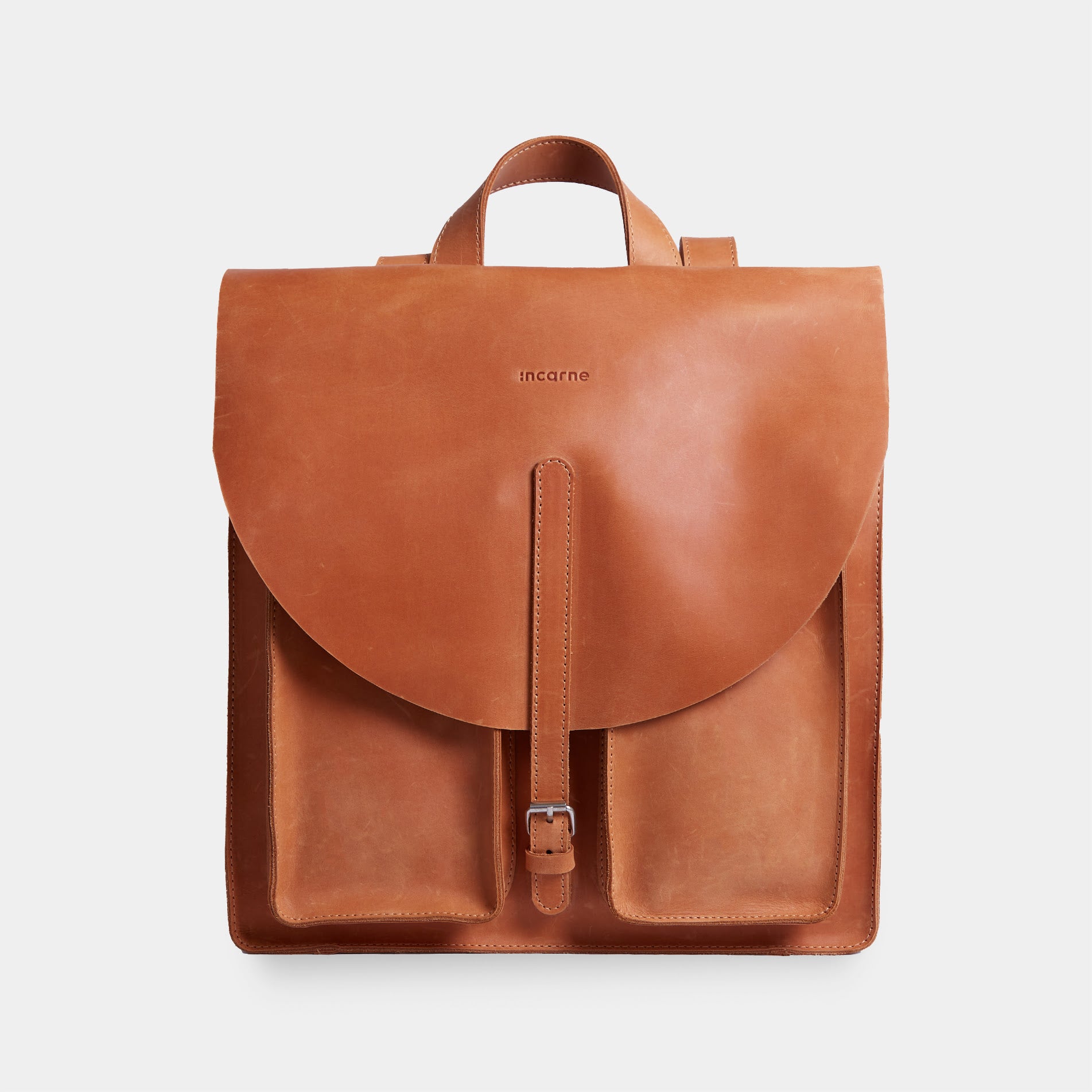 Рюкзак Circles, коньяк (вінтажний)