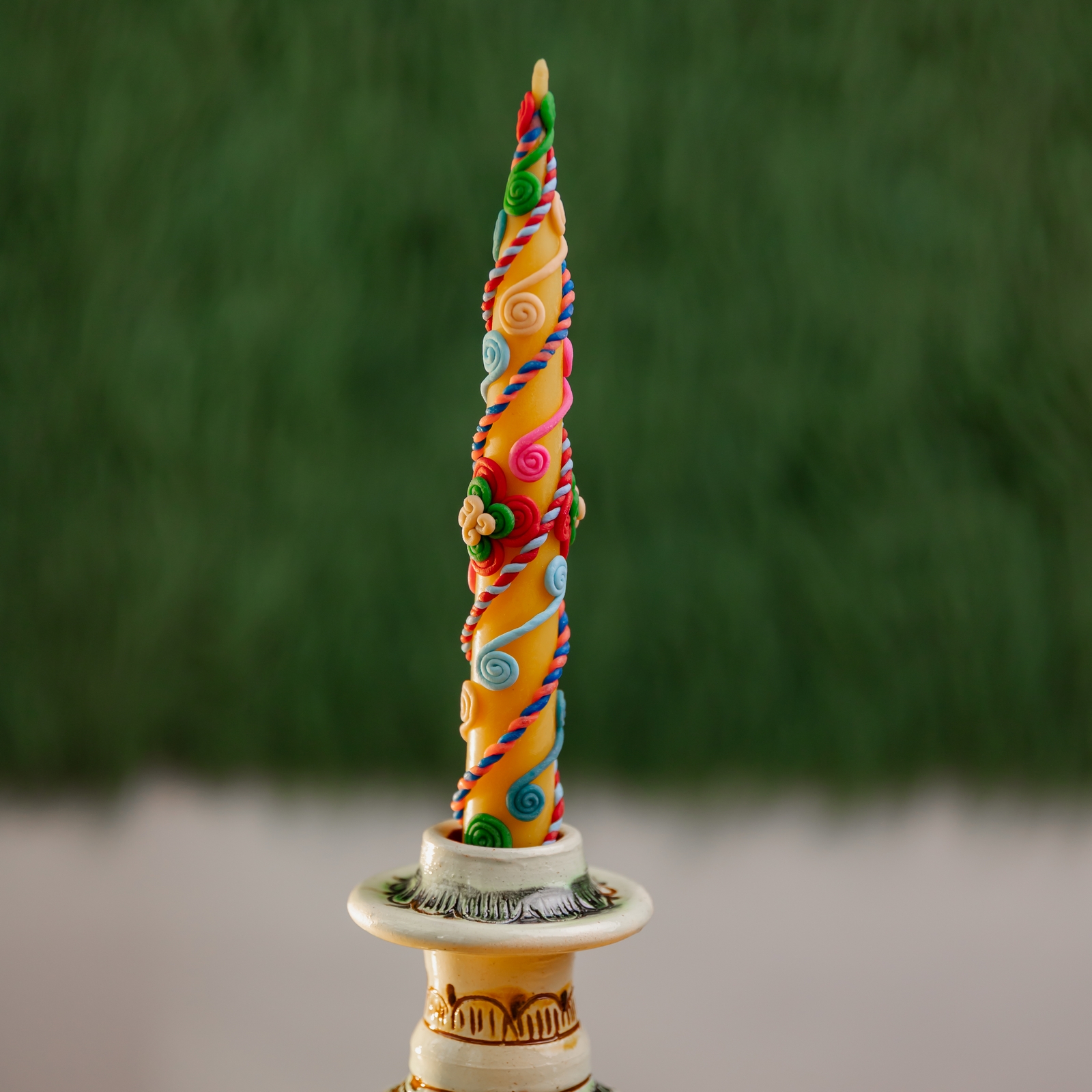 Свічка "Квітнедар", 19 см