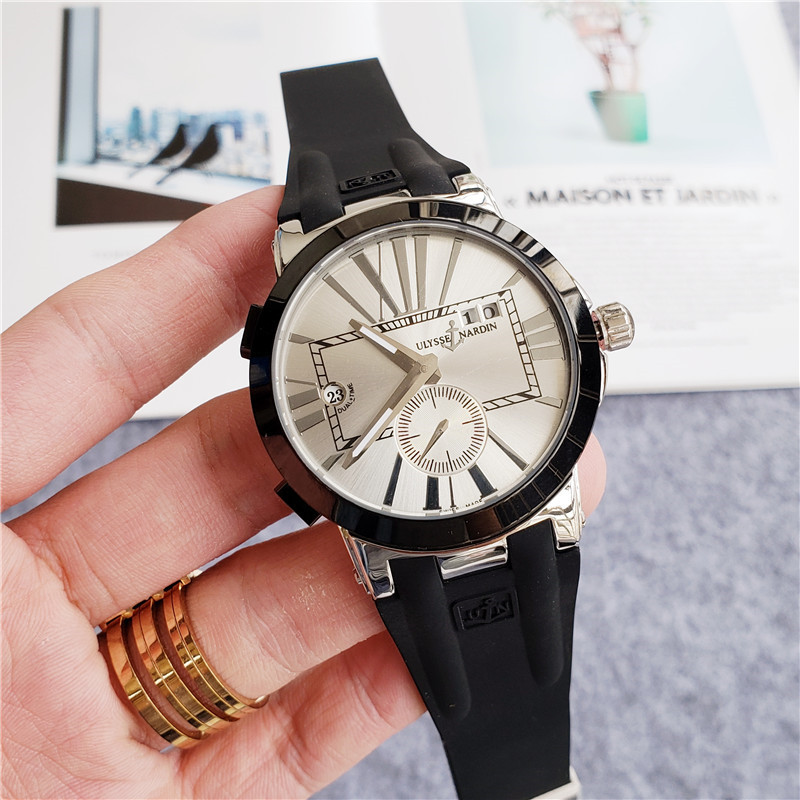 Ulysse Nardin Executive Dual Time white