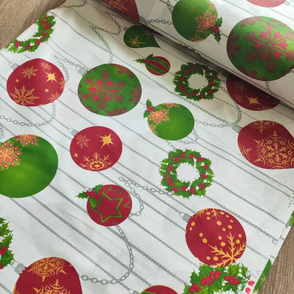 Тканина Ранфорс - Новорічні шари