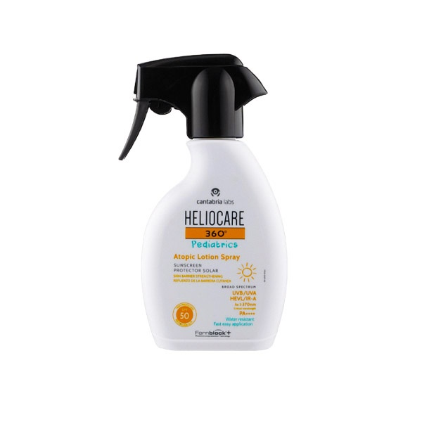 Дитячий сонцезахисний лосьйон-спрей для атопічної шкіри SPF 50