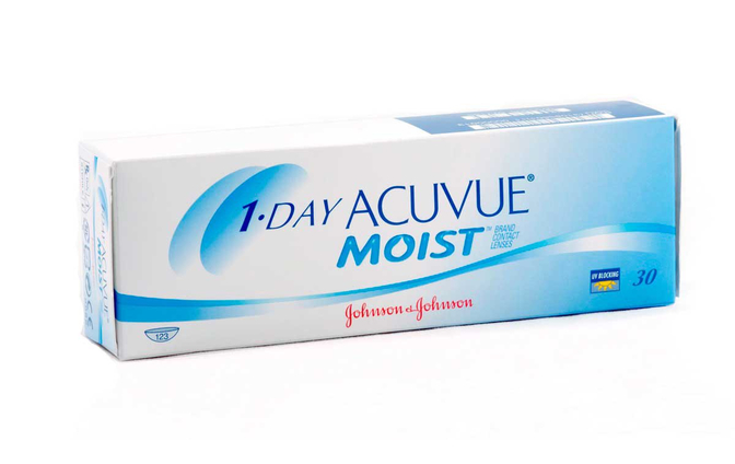 Контактні лінзи 1-Day Acuvue Moist (30 шт.)