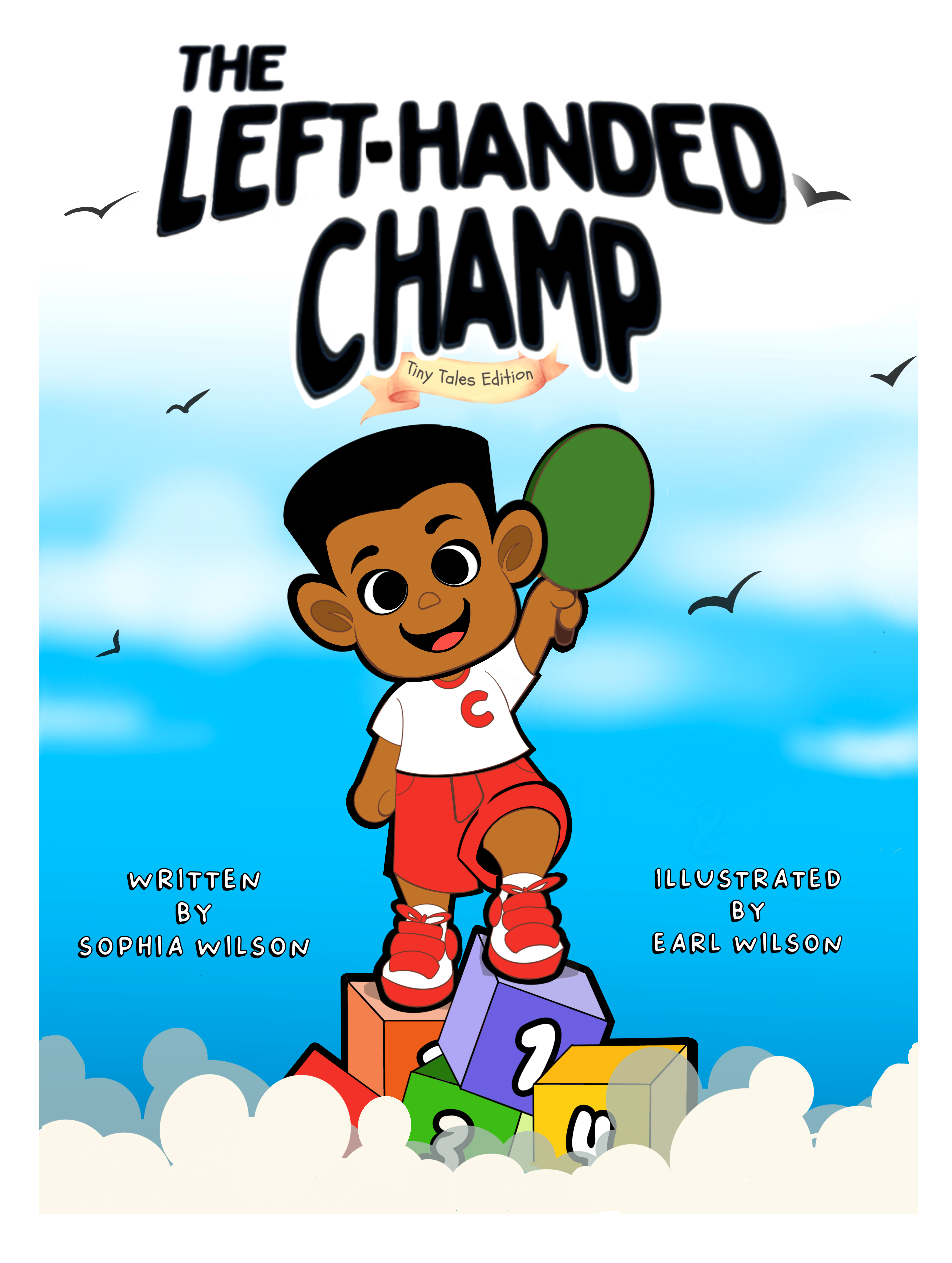 The Left Handed Champ Rhyme Board Book - Tiny Tales