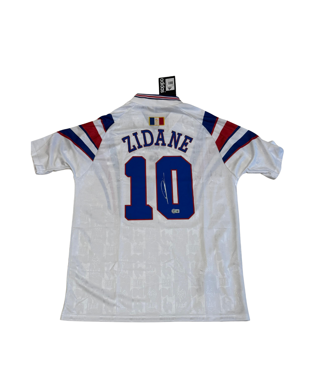 JERSEY ZINEDINE ZIDANE SIGNED CERTIFICADO BECKETT