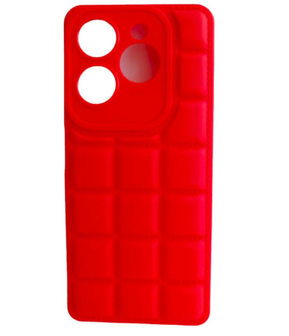 Чохол Fashion Case Chocolate для Tecno Spark 20 PRO Red