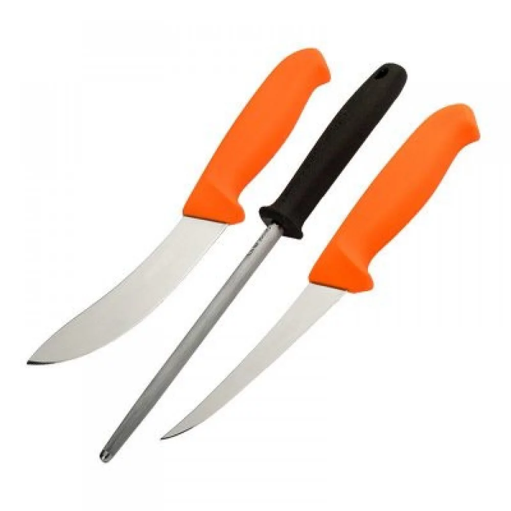 Набір Morakniv Hunting Set Orange 2 Knives+Sharpener
