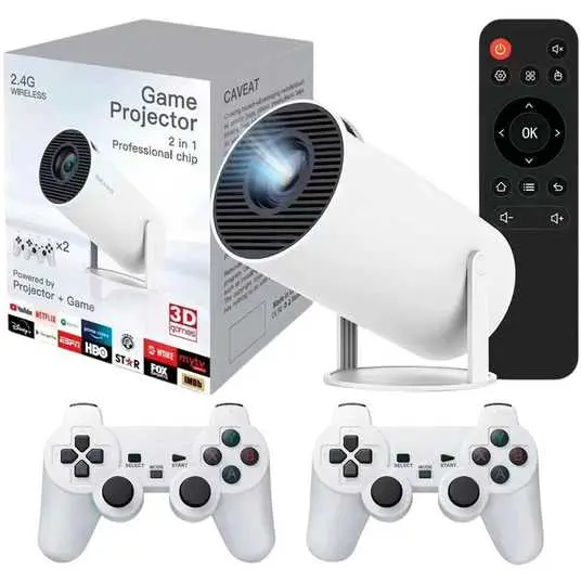 Проектор з іграми та джойстиками Android 11