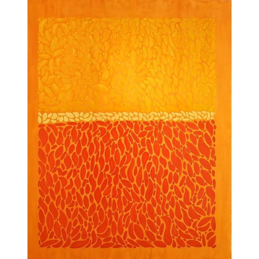 Hommage on Rothko, 2021, Oil on canvas, 100*80 cm