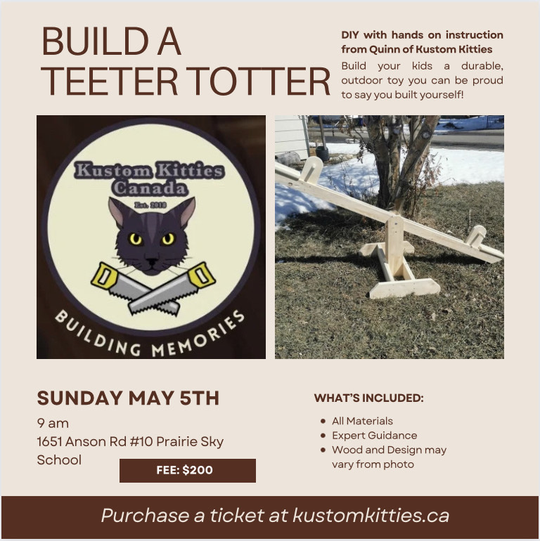 Build a Teeter Totter Workshop