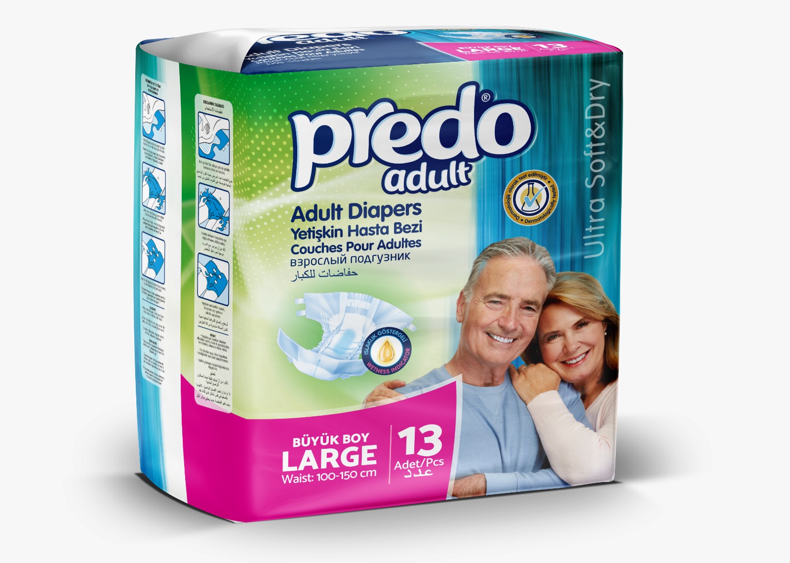 Predo Adult Pieluchy dla Dorosłych Large 13 szt.