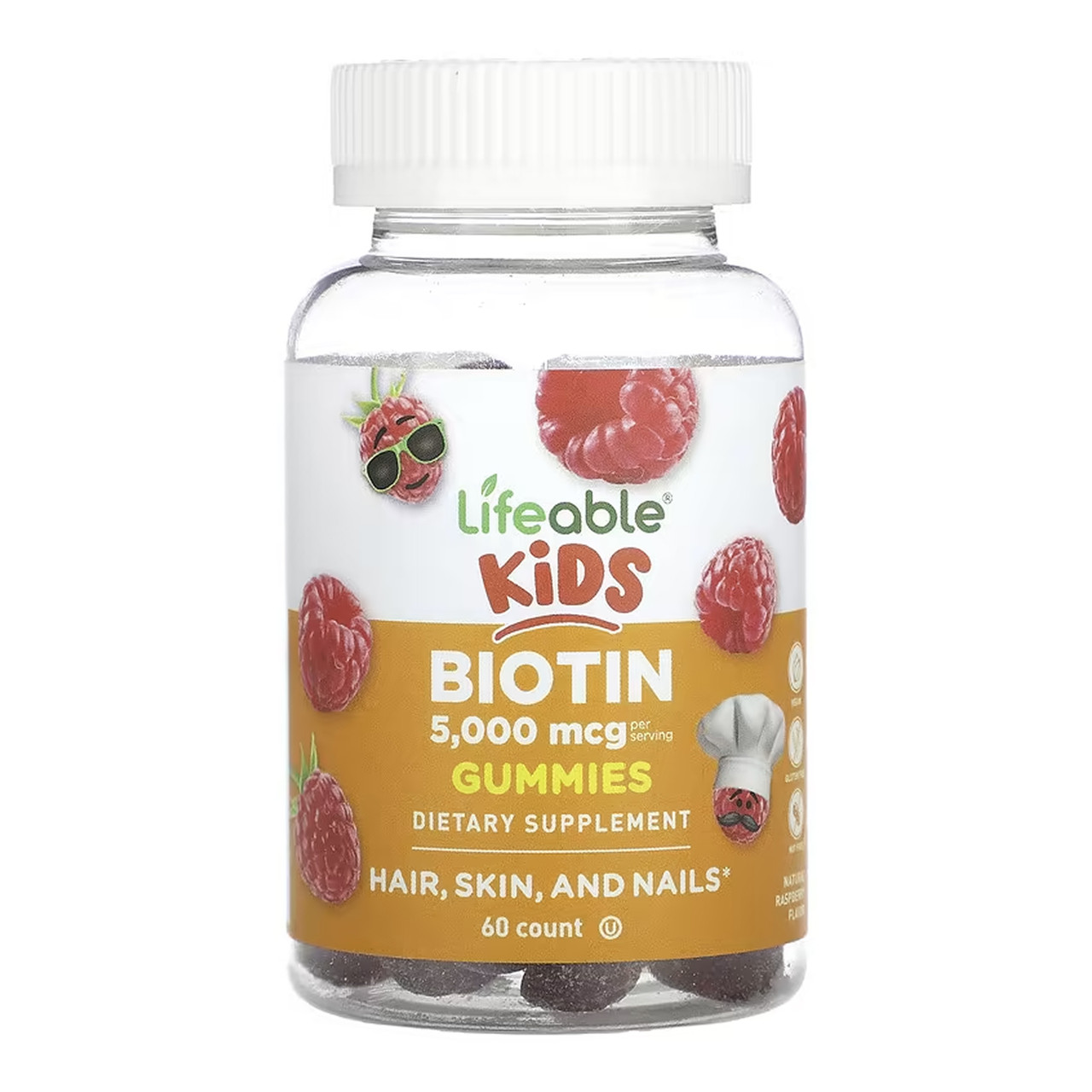 Biotin 5,000 mcg Kids - 60 gummies