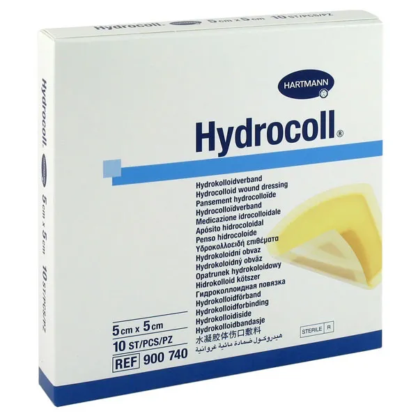 Гідроколоїдний пластир Hydrocoll 5 см x 5 см - 10 шт