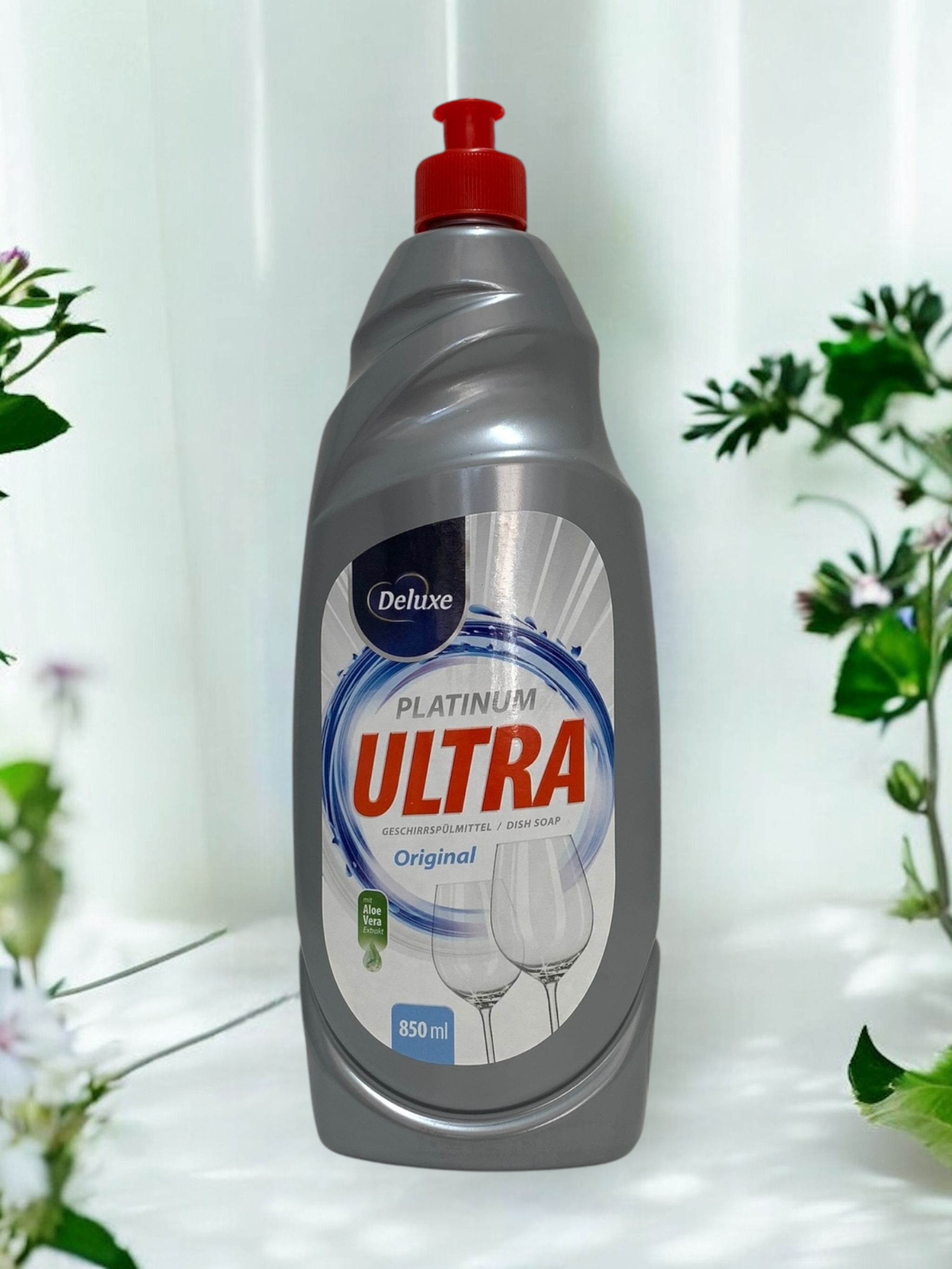 DELUXE ULTRA PLATINUM Рідина для миття посуду "Оригінальний" (850мл)