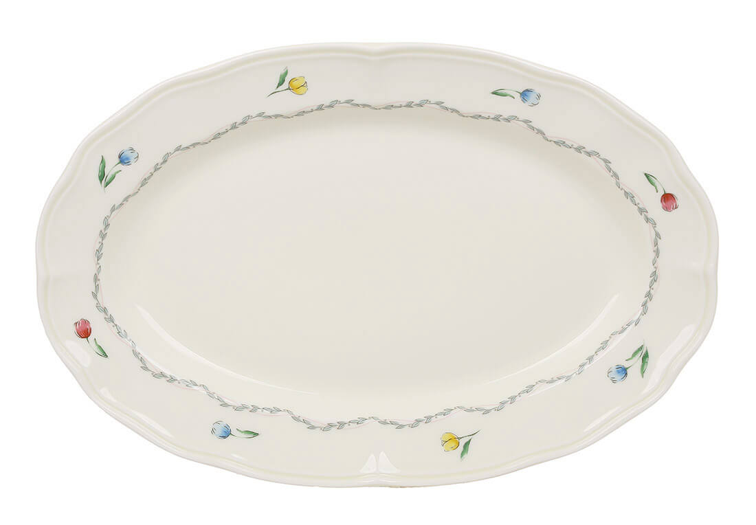 Vintage Tulip, Блюдо порцелянове 33см овальне