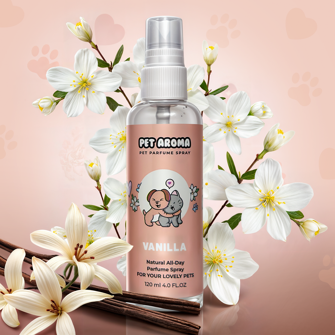 Парфум для тварин PET AROMA  120 мл Vanila  ( з ароматом ванілі)