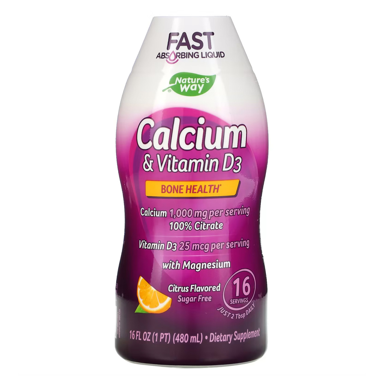 Кальцій Вітамін Д, Calcium & Vitamin D - 16 oz