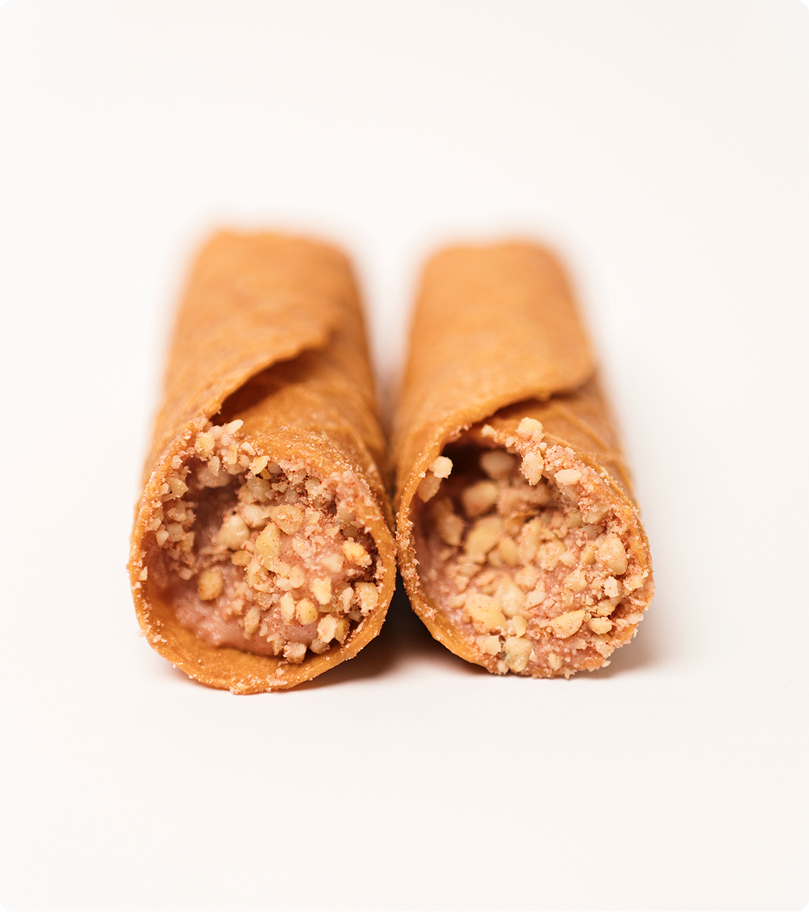 Вафельні трубочки полуниця (2 шт.)