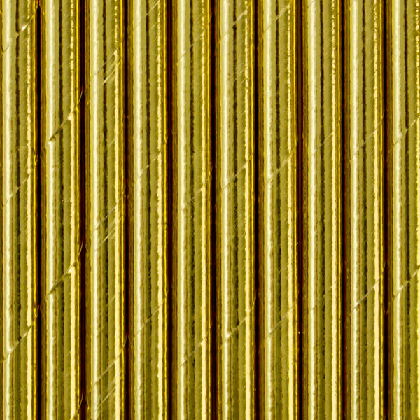 Трубочки фольговані золоті 25шт