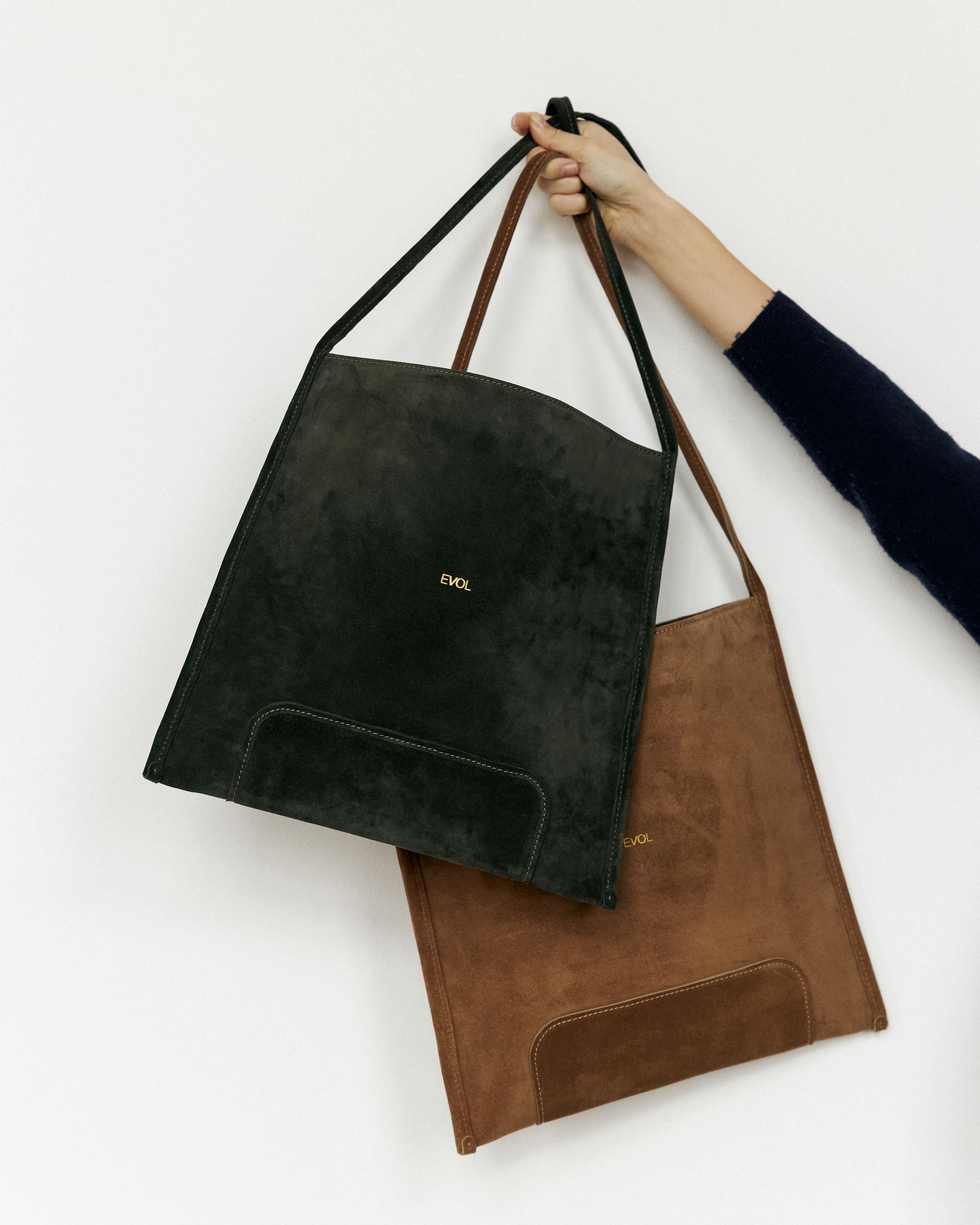 Simple Tote з натуральної замші — мінімалізм, комфорт і якість | EVOL