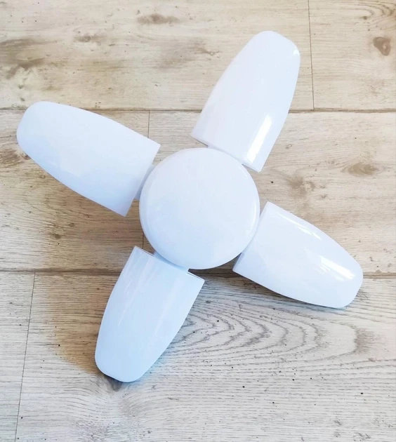 Лампочка розкладна світлодіодна 4 лопасті E27 KK-202 Mini fan blade bulb